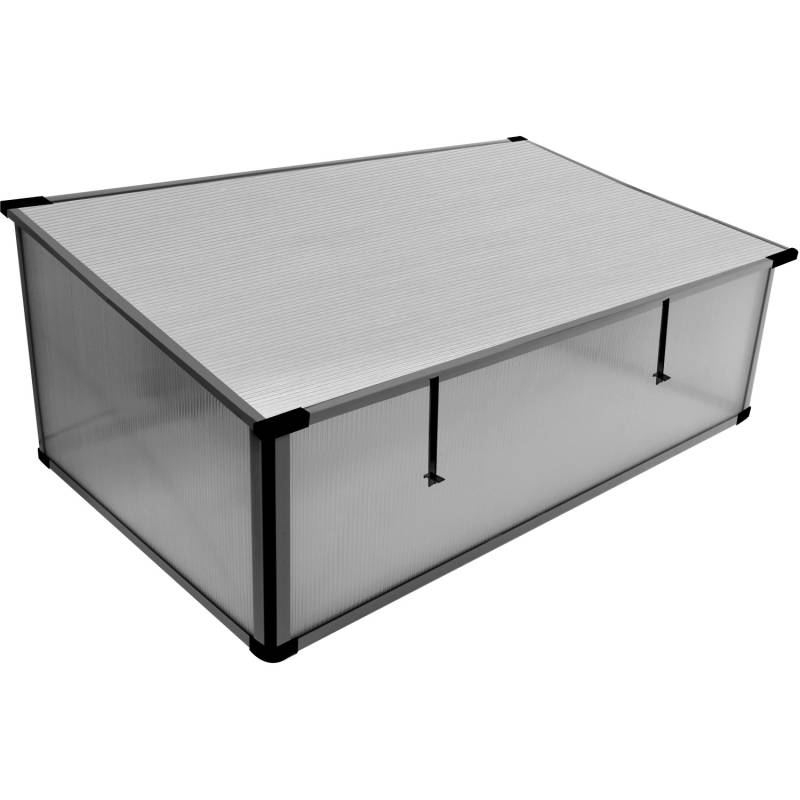 Pergart Frühbeet Levana 2 Kiesel B 55 cm x T 95 cm x H 37 cm von Pergart