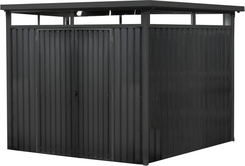 Pergart Metallgerätehaus Rheinfelden 108 290 x 245 x 226 cm anthrazit von Pergart
