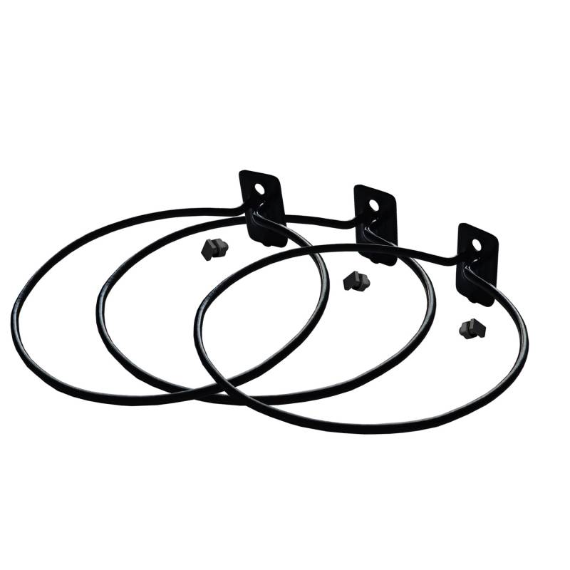 Pergart Pflanzentopfhalter 14cm 3er set Schwarz von Pergart