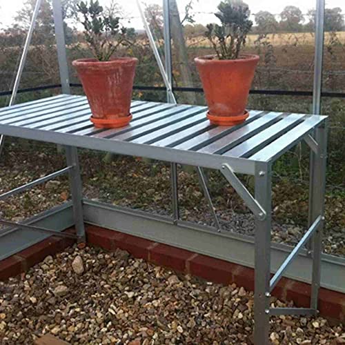 Vitavia Aluminium-Tisch 1 Ebene blank eloxiert von Pergart