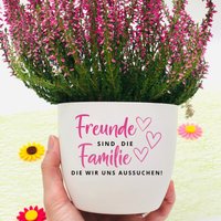 Blumentopf Geschenk Beste Freundin - Bester Freund Mit Spruch Freundschaft Personalisiert von Pergifto