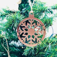 Weihnachtsornament Aus Acryl - Schneeflocke Roségold Tannenbaum Grün -Christbaumkugel Weihnachtsbaumschmuck Verspiegelt Oder Transparent Weihnachtsornament Aus Acryl - Schneeflocke Roségold Tannenbaum Grün -Christbaumkugel Weihnachtsbaumschmuck Verspiegelt Oder Transparent von Pergifto