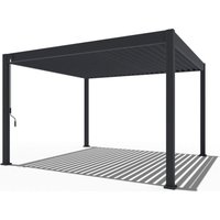 PergoLine Pergola Superior anthrazit Aluminium B/H/L: ca. 400x255x360 cm von PergoLine
