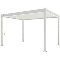 PergoLine Pergola Trumpf weiß Aluminium B/H/L: ca. 400x255x300 cm von PergoLine