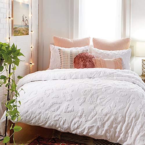 Peri Home 2-teiliges Bettbezug- und Kissenbezug-Set, Chenille, Leopardenmuster, 100% Baumwolle, Twin XL, Weiß Peri Home 2-teiliges Bettbezug- und Kissenbezug-Set, Chenille, Leopardenmuster, 100% Baumwolle, Twin XL, Weiß von Peri Home
