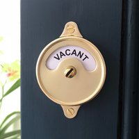 Messing Unbesetzt Schloss Riegel Vintage Stil Indikator Badezimmer Toilettentür Besetzt Waschraum Toilette | Mehr Verfügbar von PeriodHomeFittings