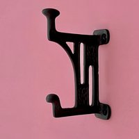Schwarze Gusseisen Jugendstil Vintage Stil Kleiderhaken Haken Kleiderbügel Aufhänger Küche Schlafzimmer Türdekor von PeriodHomeFittings