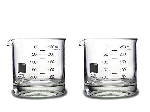 Periodic Tableware Laborbecher Rocks Gläser (Einzelglas) (4er-Set) von Periodic Tableware