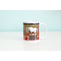 Ziege Kaffeebecher/Under The City Lights 11Oz von PeriwinkleNuthatch