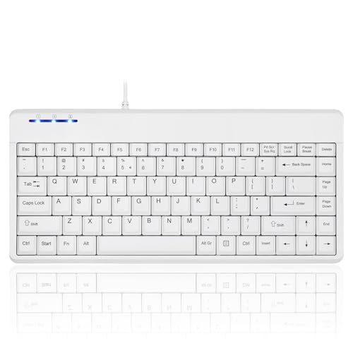 Perixx PERIBOARD-409WU US, Wired USB Mini Keyboard - White - US English… Perixx PERIBOARD-409WU US, Wired USB Mini Keyboard - White - US English… von Perixx