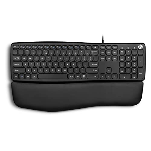Perixx PERIBOARD-527 Wired Comfort USB Keyboard - Laptop Scissor Keys - Curved Ergo-Lite Design - Detachable Soft Wrist Rest - Black - USA QWERTY Perixx PERIBOARD-527 Wired Comfort USB Keyboard - Laptop Scissor Keys - Curved Ergo-Lite Design - Detachable Soft Wrist Rest - Black - USA QWERTY von Perixx