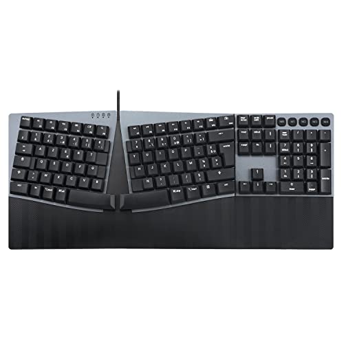 Perixx PERIBOARD-535BR Clavier filaire ergonomique - Full-Size - Tactile Switchs Brown - Touches Macro programmables - Windows et Mac OS X - Layout AZERTY français Perixx PERIBOARD-535BR Clavier filaire ergonomique - Full-Size - Tactile Switchs Brown - Touches Macro programmables - Windows et Mac OS X - Layout AZERTY français von Perixx