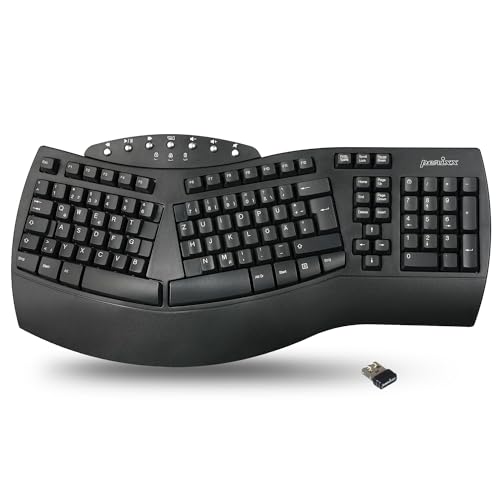 Perixx PERIBOARD-612 Ergonomische Kabellose Tastatur, Geteiltes Tastenfeld mit Dual Modus 2.4G oder Bluetooth, Kompatibel mit Windows 10 und Mac OS X, Schwarz, QWERTZ Deutsches Layout Perixx PERIBOARD-612 Ergonomische Kabellose Tastatur, Geteiltes Tastenfeld mit Dual Modus 2.4G oder Bluetooth, Kompatibel mit Windows 10 und Mac OS X, Schwarz, QWERTZ Deutsches Layout von Perixx