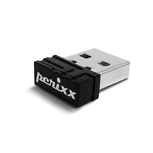 Perixx PERIBOARD-835 Replacement Nano USB Receiver - Compatible with All Variant of PERIBOARD-835 Clicky, Tactile, and Linear Switch - Black von Perixx