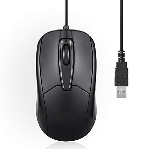 Perixx PERIMICE-209 Optical Business Maus - USB - 1, 80m Kabel - 1000 DPI - Schwarz von Perixx