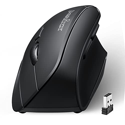 Perixx PERIMICE-715 II Ergonomische Vertikale Maus Kabellos 2,4 GHz von Perixx