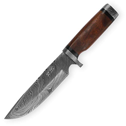 Perkin Damast Jagdmesser - Jagdmesser mit Scheide - 2213 von Perkin