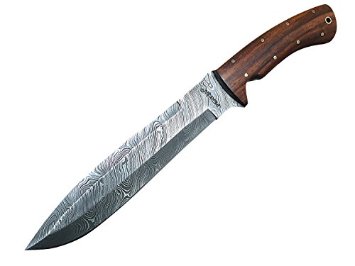 Perkin Damastmesser Jagdmesser mit Scheide - AR1101 von Perkin