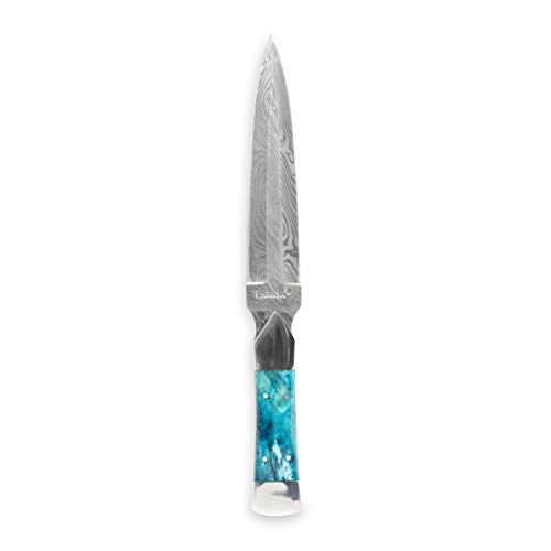 Perkin Handgemachtes Damast Jagdmesser mit Scheide - AR777 von Perkin