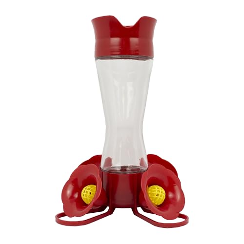 Perky Pet 203CPBN-2 Kolibri-Futterspender aus Glas, 2 Stück, Rot von Perky-Pet