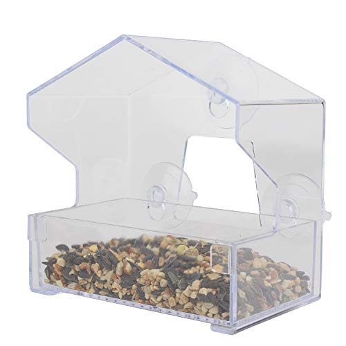 Perky-Pet 345 Vogelfutterstation für Fenster, 1/2 kg Kapazität von Perky-Pet