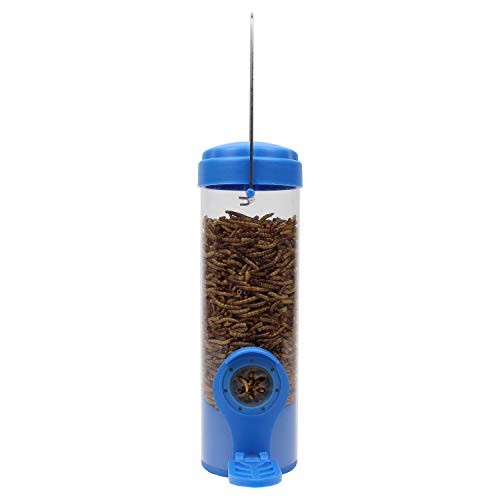 Perky-Pet 388F Getrocknete Mehlwurm-Vogelfutterstation mit Flexports von Perky-Pet