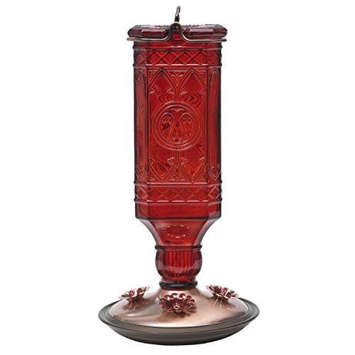 Perky-Pet 8116-2 Kolibri-Futterspender aus Glas, quadratisch, Antik-Form von Perky-Pet