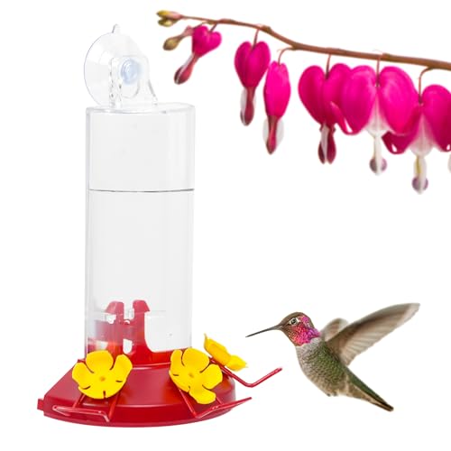 Perky-Pet Kolibri-Futterspender für Kolibri, mit Sitzstangen, 237 ml, für den Außenbereich, Gartendekoration, Kolibri-Futterspender mit 217 cm, schillernde Farbe von Perky-Pet