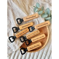 Flaschenöffner Mit Gravur, Bieröffner, Personalisiertes Geschenk, Geburtstagsgeschenk von PerlentraumbyFranzi