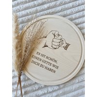 Geschenk Taufpate Frühstücksbrett Vesperbrett Brettchen Patenonkel Gette Taufe von PerlentraumbyFranzi