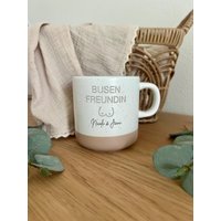 Tasse Aus Keramik, Becher, Kaffeetasse Geschenk Freundin, Busenfreundin, Beste Freundin von PerlentraumbyFranzi