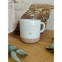 Tasse Aus Keramik, Becher, Kaffeetasse Geschenk Freundin Schwester, Witzige Geschenke von PerlentraumbyFranzi