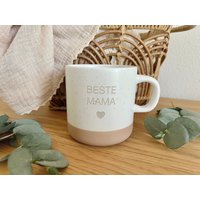 Tasse Aus Keramik, Becher, Kaffeetasse Geschenk Mama, Mutter, Beste Mama von PerlentraumbyFranzi