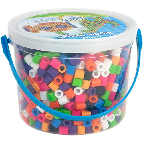 Perler Kunststoff Biggie Fun Fusion Fuse Bead Bucket-Assorted Farben von Perler