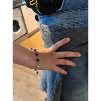 Mini Sodalith Stahl Rosenkranz Gliederarmband - Konfirmation Und Darüber Hinaus von PerlesofwisdomByLucy