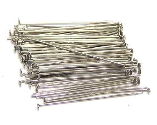 100 Edelstahl Kettelstifte 3cm Silber Kopfstifte Perlenstifte Silber Prismenstifte Nietstifte Versilbert 100 Edelstahl Kettelstifte 3cm Silber Kopfstifte Perlenstifte Silber Prismenstifte Nietstifte Versilbert von Perlin