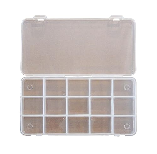 2 Stk Plastik Sortierboxen 15 Fächer Aufbewahrungsbox Kunststoff Storage Box Materialbox Sortimentskasten Perlenbox für Schmuck Veranstalter Perlen Setzkasten 2 Stk Plastik Sortierboxen 15 Fächer Aufbewahrungsbox Kunststoff Storage Box Materialbox Sortimentskasten Perlenbox für Schmuck Veranstalter Perlen Setzkasten von Perlin