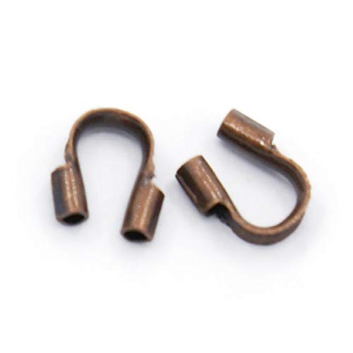 20 Stück Schmuck Drahtschutz, 5x5 mm, Drahtbügel Drahtschutzbügel Wire Guardian Protector Kabelschutz Messing Metall Endkappen Farbe Kupfer F260 20 Stück Schmuck Drahtschutz, 5x5 mm, Drahtbügel Drahtschutzbügel Wire Guardian Protector Kabelschutz Messing Metall Endkappen Farbe Kupfer F260 von Perlin