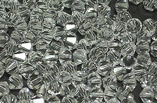 200Stk TSCHECHISCHE Kristall Glas Perlen Glasschliffperlen 4mm Crystal Weiß Bicone Rhomben Facettiert 200Stk TSCHECHISCHE Kristall Glas Perlen Glasschliffperlen 4mm Crystal Weiß Bicone Rhomben Facettiert von Perlin