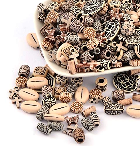 Perlin 200g Perlenmischung Tibet Antik Kunststoffperlen Plastik Perlen Acrylicperlen Mix Farben Set Perle zum Auffädeln für Kinder Armbänder Halsketten Perlenset Bastelset D120 x4 Perlin 200g Perlenmischung Tibet Antik Kunststoffperlen Plastik Perlen Acrylicperlen Mix Farben Set Perle zum Auffädeln für Kinder Armbänder Halsketten Perlenset Bastelset D120 x4 von Perlin