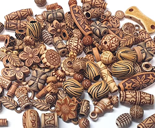 200g Perlenmischung Tibet Antik Kunststoffperlen Plastik Perlen Mix Motive Acrylicperlen Set Perle zum Auffädeln für Armbänder Halsketten Perlenset Bastelset D123 x4 200g Perlenmischung Tibet Antik Kunststoffperlen Plastik Perlen Mix Motive Acrylicperlen Set Perle zum Auffädeln für Armbänder Halsketten Perlenset Bastelset D123 x4 von Perlin