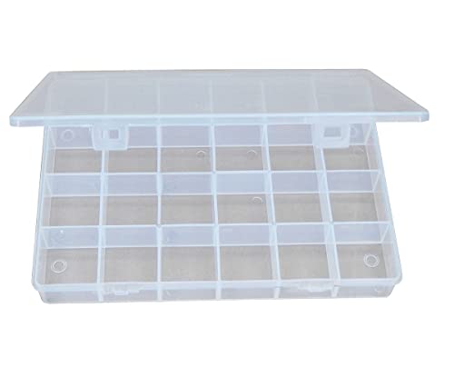24 Fächer Aufbewahrungsbox Plastik Aufbewahrungsbox 25cm Sortierbox Materialbox Veranstalter Perlen Setzkasten Sortimentskasten Perlenbox 24 Fächer Aufbewahrungsbox Plastik Aufbewahrungsbox 25cm Sortierbox Materialbox Veranstalter Perlen Setzkasten Sortimentskasten Perlenbox von Perlin