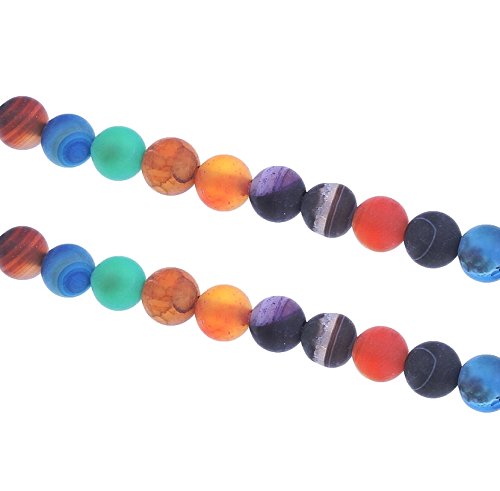 Perlin 25 Natürliche Streifen Achat Edelstein Perlen Matt Set Kugel Bunt Set 6mm Edelsteine Mix Farben G73 Perlin 25 Natürliche Streifen Achat Edelstein Perlen Matt Set Kugel Bunt Set 6mm Edelsteine Mix Farben G73 von Perlin