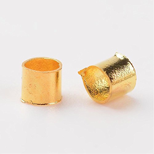 250 MESSING QUETSCHPERLEN CRIMPS QUETSCHRÉRCHEN 2mm STOPPER GOLD CRIMP BEADS M22 250 MESSING QUETSCHPERLEN CRIMPS QUETSCHRÉRCHEN 2mm STOPPER GOLD CRIMP BEADS M22 von Perlin