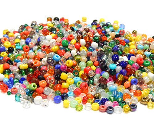 5000 stk Rocailles Perlen 4mm No 0/6 Glas Rund EDEL MIX Bunt Perlenhäkeln Seed Beads Z13 5000 stk Rocailles Perlen 4mm No 0/6 Glas Rund EDEL MIX Bunt Perlenhäkeln Seed Beads Z13 von Perlin