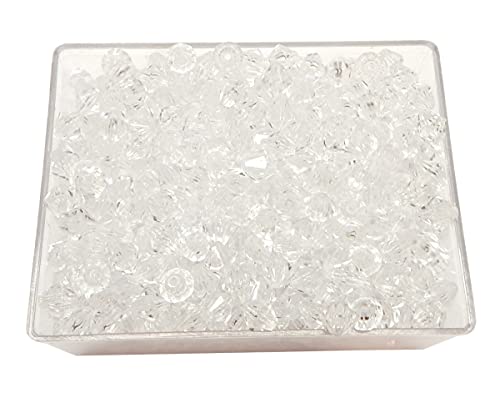 750stk Crystal Kunststoffperlen 6mm Luxus Spacer Acrylperlen Doppelkegel Plastik Perlen für Bastelzubehör Schmuck Selber Machen 750stk Crystal Kunststoffperlen 6mm Luxus Spacer Acrylperlen Doppelkegel Plastik Perlen für Bastelzubehör Schmuck Selber Machen von Perlin