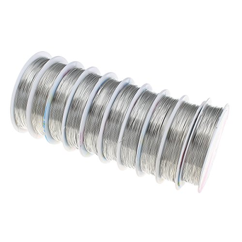8 meter KUPFERDRAHT 0,4mm Silber Lackdraht Basteldraht SCHMUCKDRAHT Silberdraht Kupfer Draht Bastelschnur Kupferfaden Schmuckband C256 8 meter KUPFERDRAHT 0,4mm Silber Lackdraht Basteldraht SCHMUCKDRAHT Silberdraht Kupfer Draht Bastelschnur Kupferfaden Schmuckband C256 von Perlin
