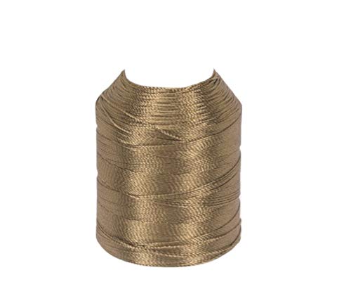 Perlin Altinbaşak 20g Häkelgarn Garne 300m 6 FACH 100% POLYESTER GARN 0,75mm Nr: 50 BESTE QUALITÄT UND FARBECHT Embroidery Thread 100g 200g (1 Stück, ROSABRAUN) von Perlin