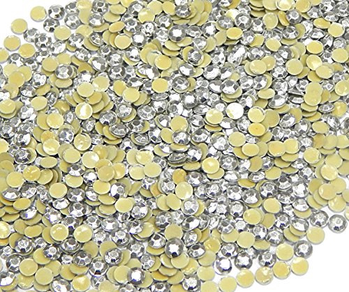 HOTFIX Metall Studs 4mm Silber 3600Stk SS16 AUFBÜGELN Nieten POSTEN PERLEN 331 von Perlin