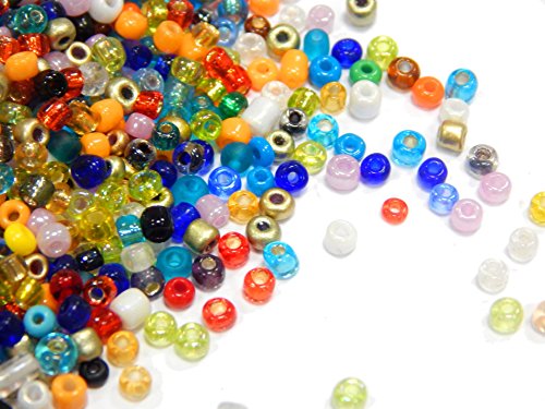 Perlin 450Gr Rocailles Perlen 2mm Bunte No:12 Rocailles Perlen Edel Mix Seed Beads Mini Perlen Schmuckperlen Dekoperlen Perlin 450Gr Rocailles Perlen 2mm Bunte No:12 Rocailles Perlen Edel Mix Seed Beads Mini Perlen Schmuckperlen Dekoperlen von Perlin